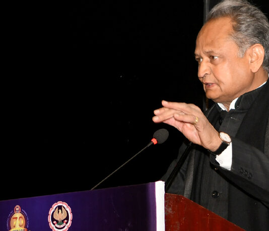 Chief Minister Ashok Gehlot