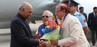 President Kovind reached Udaipur. Dr. B.D. Kalla welcomed-2