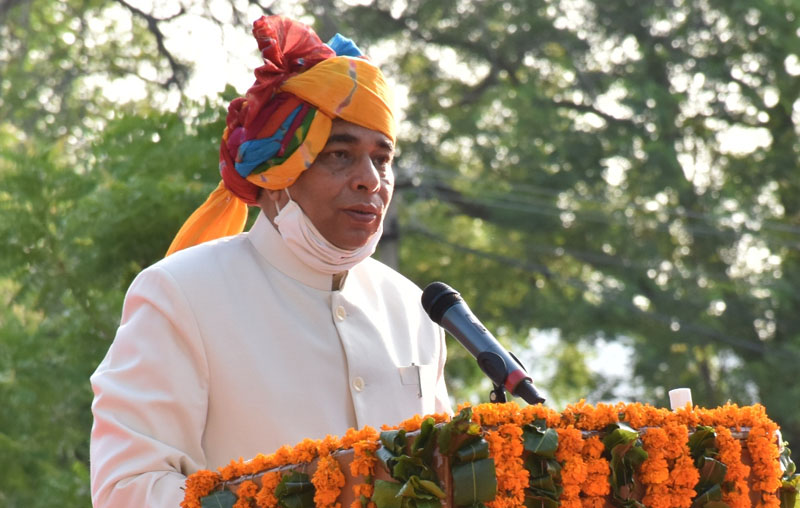 in Veterinary University Vice Chancellor Prof. Sharma hoisted the flag