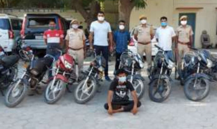 Vehicle thief Raju Prajapat arrested, 11 motorcycles recovered