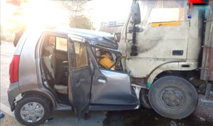 Road accident in Bikaner, three people of Ghaziabad Manish Kaushik, Devendra Singh, Akhlaq died-1