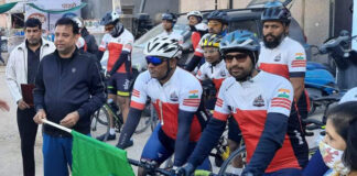 Road riders' cycle trip rally from Bikaner to Sujangarh