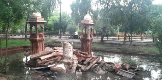 Human Rights Commission took cognizance of the plight of public park