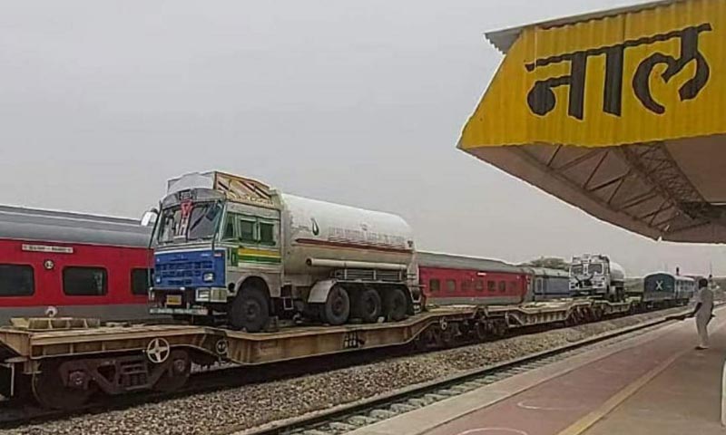 Oxygen train in Green Corridor 1234