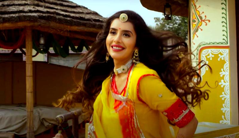 Charu Asopa's song Banna O Bagam Jhula Ghalya is making a splash on YouTube.