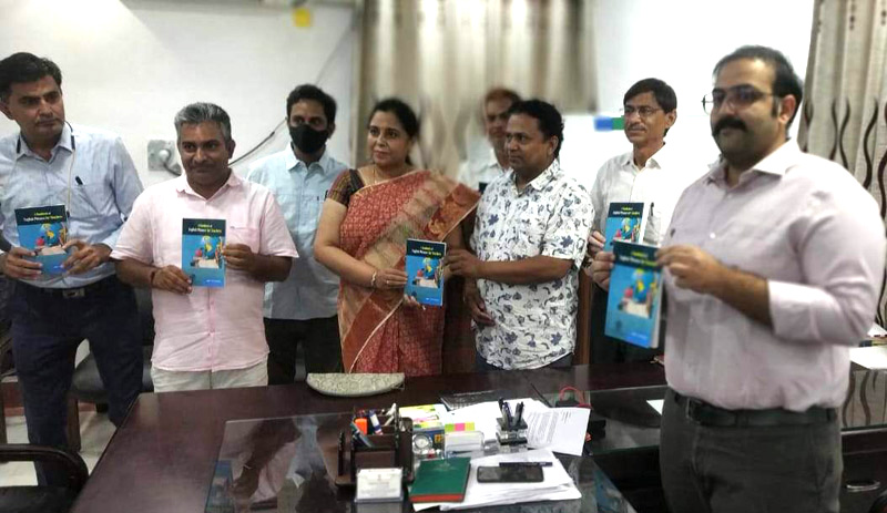 Director of Secondary Education Saurabh Swami released the book 'Handbook of English Phrases'