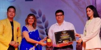 Dr. Chandrashekhar Shrimali received Youth Icon Award