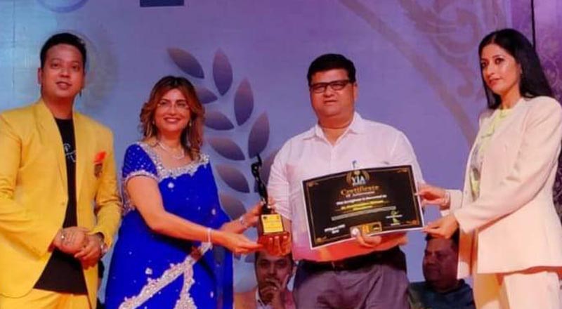 Dr. Chandrashekhar Shrimali received Youth Icon Award