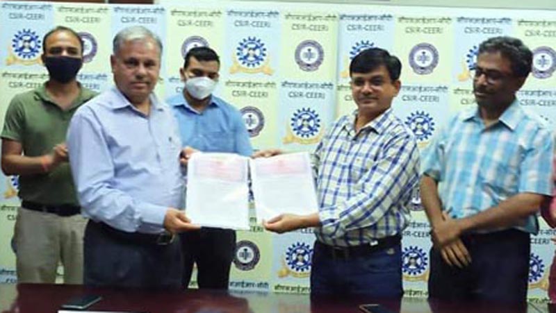 An MoU has been signed between Swami Kesavanand Rajasthan Agricultural University, Bikaner and Central Electronics Engineering Research Institute (CSIR-CEERI) Pilani.