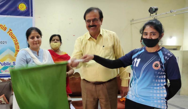 District level table tennis competition started in Dayanand Public School