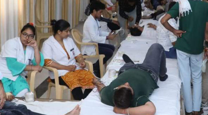 151 people donated blood in the camp of the drug dealers' union 27BKN PH-3