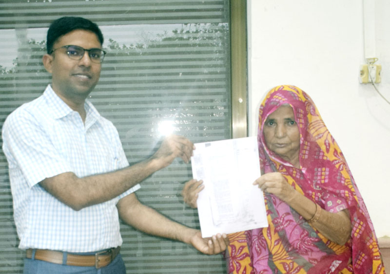 80-year-old Shanti Devi gets land documents after 50 years