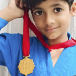 Student Soumya won gold medal in Kudo tournament
