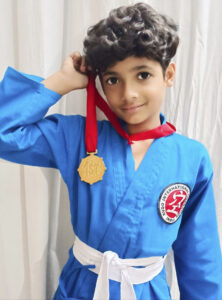 Student-Soumya-won-gold-medal-in-Kudo-tournament-Copy-222x300 सौम्य शर्मा ने कूडो टूरनामेंट में जीता गोल्ड मेडल