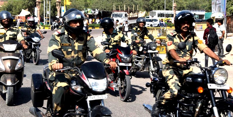 BSF took out bike rally on Patel Jayanti