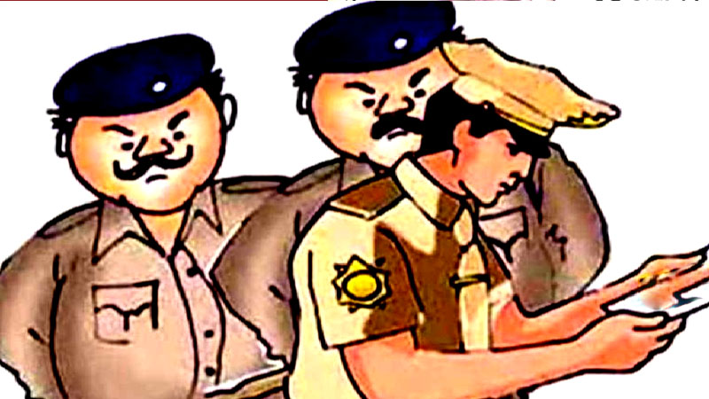 Police ko chakama dekar champat ho champaalaal, doda postab chhod bhaaga