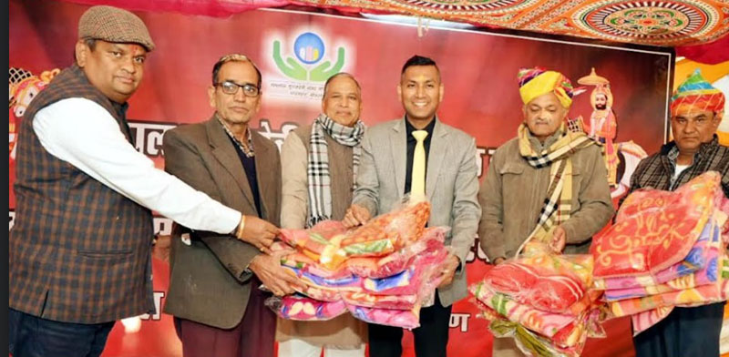 Severe cold started in Bikaner, distributed 4 thousand blankets