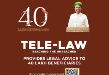 40 lakh beneficiaries empowered with pre-litigation advice under Tele-law program of Ministry of Law & Justice