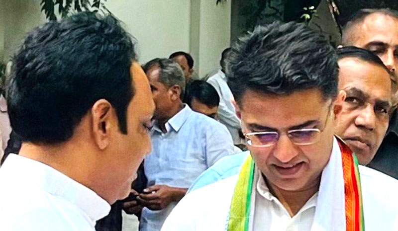 Arun Vyas met Sachin Pilot, expressed claim from Bikaner West