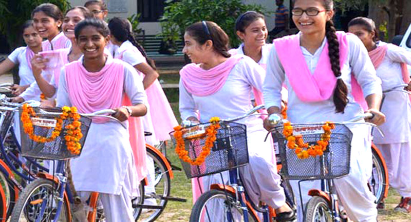 School girls will be able to get bicycles only after the formation of the new government!