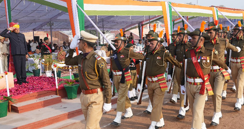 75th Republic Day celebrated with dignity in Bikaner