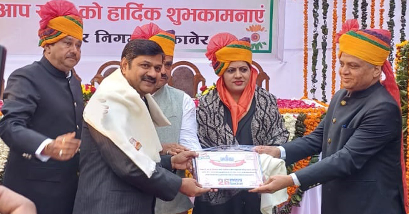 Dr. Suresh Kumar Jheerwal of Rajuwas honored