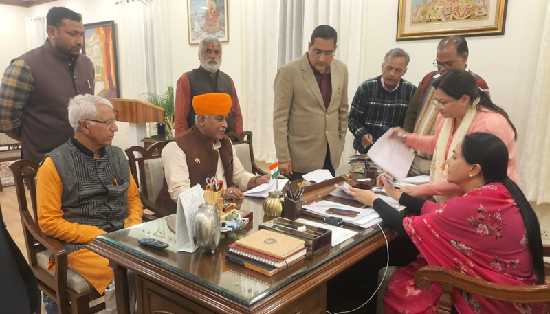 Demand to increase the amount of group marriage grant, MLA Jethanand Vyas meets Deputy Chief Minister