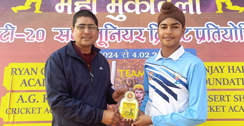 Desert Shine Cricket Academy and Guman Singh RYCC Academy in semi-finals