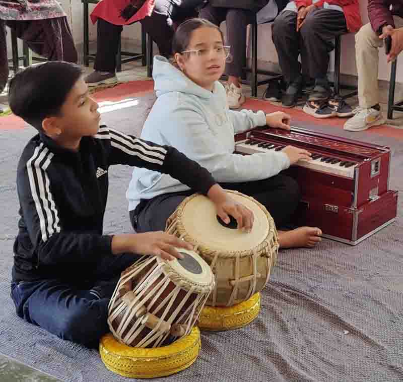 School children showed their skills in block level competition 17BKN PH-2