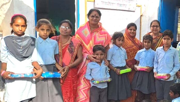 Winners of painting competition got tiffin and pencil box prize