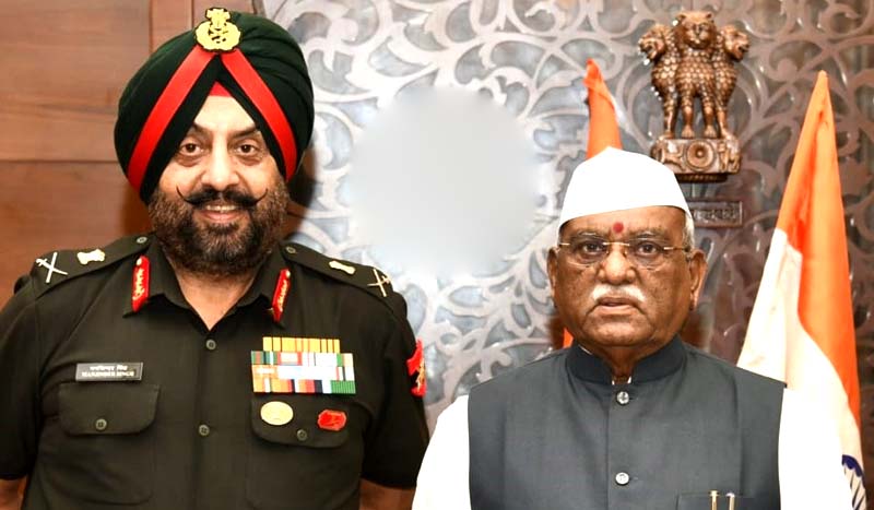 Army Commander Manjinder Singh met the Governor