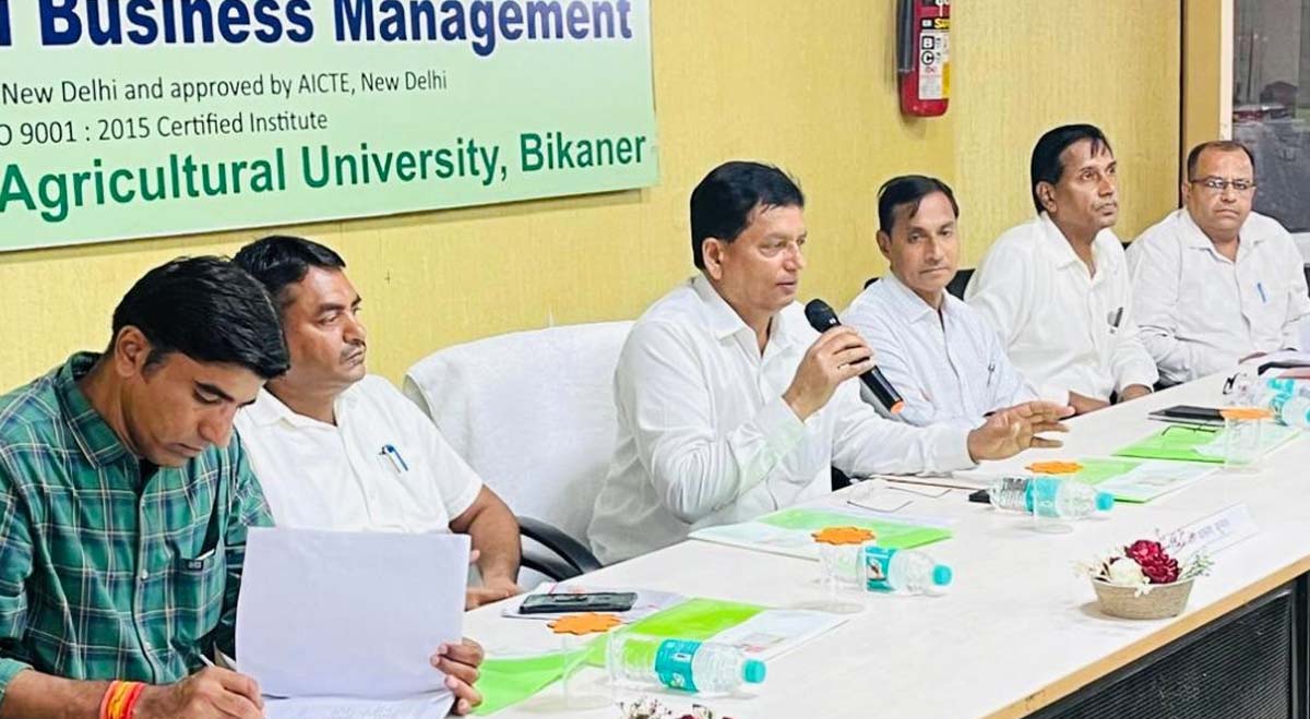 Seminar on natural farming at Agricultural University Bikaner from Thursday