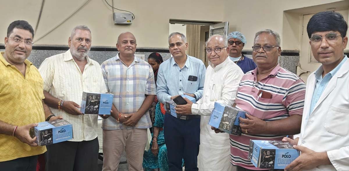 Black glasses handed over to PBM Eye Hospital