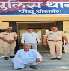 Hanumanaram-Jat-accused-of-breaking-the-police-post-building-arrested-1-292x300 पुलिस चौकी भवन तोड़ने का आरोपी हनुमानाराम जाट गिरफ्तार