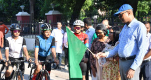 On Daughters Day, cyclist daughters did a special 9 km ride