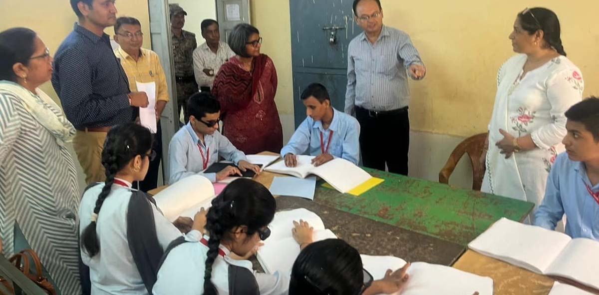 Read-a-thon program held in blind school