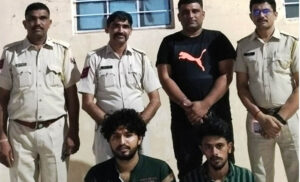 Sawaisingh-Rajpurohit-and-Ashish-Bhat-arrested-with-illegal-pistol-and-cartridges-Copy-300x182 सवाईसिंह राजपुरोहित व आशीष भाट अवैध पिस्‍टल व कारतूसों के साथ गिरफ्तार