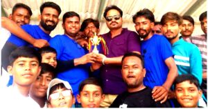 The final match of Hiranbaz Samaj Cricket Tournament on Sunday