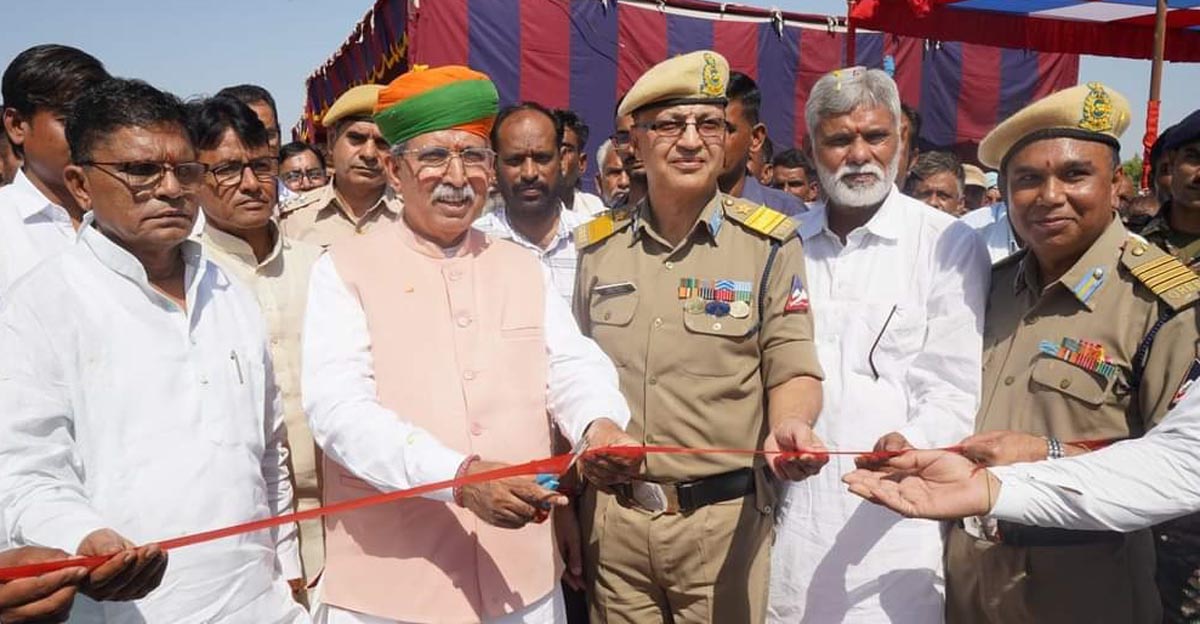 Kharbara-Dewasar road was inaugurated in Bikaner border area