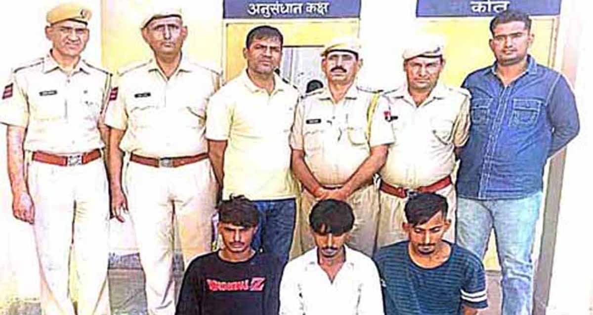 Seven miscreants who snatched the happiness and peace of people arrested in Bikaner city