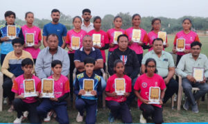 Rajasthan Royals Cup winner Bikaner Girls team honored