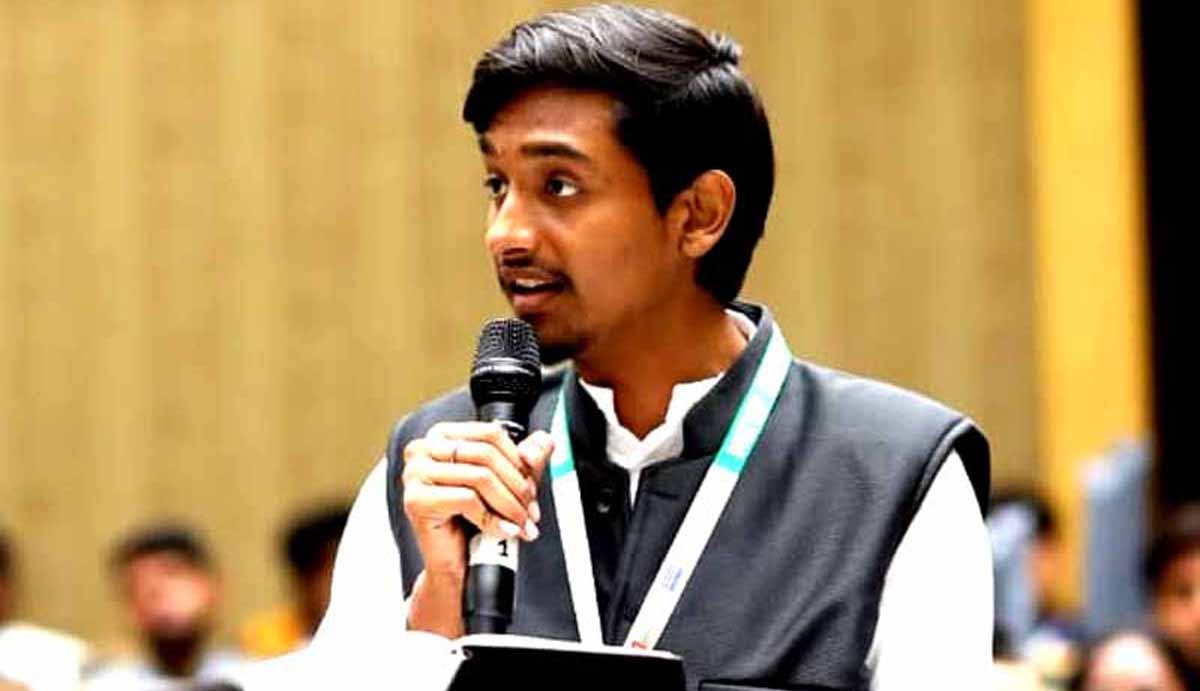 BTU student Shivanshu Mathur became cabinet minister in the Youth Parliament
