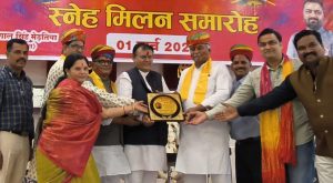 Bikaner Press Club's Holi Milan Celebration Journalists honored