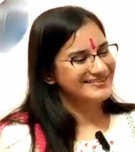 Regular study and positive thinking lead to success Namita Soni