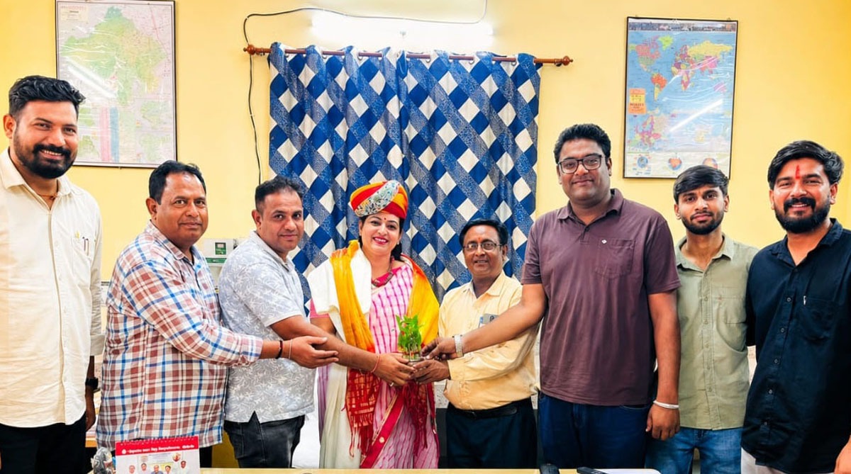 Dr. Meghna Sharma appointed Director of the MGSU Centre for Rajasthani Studies; felicitated.