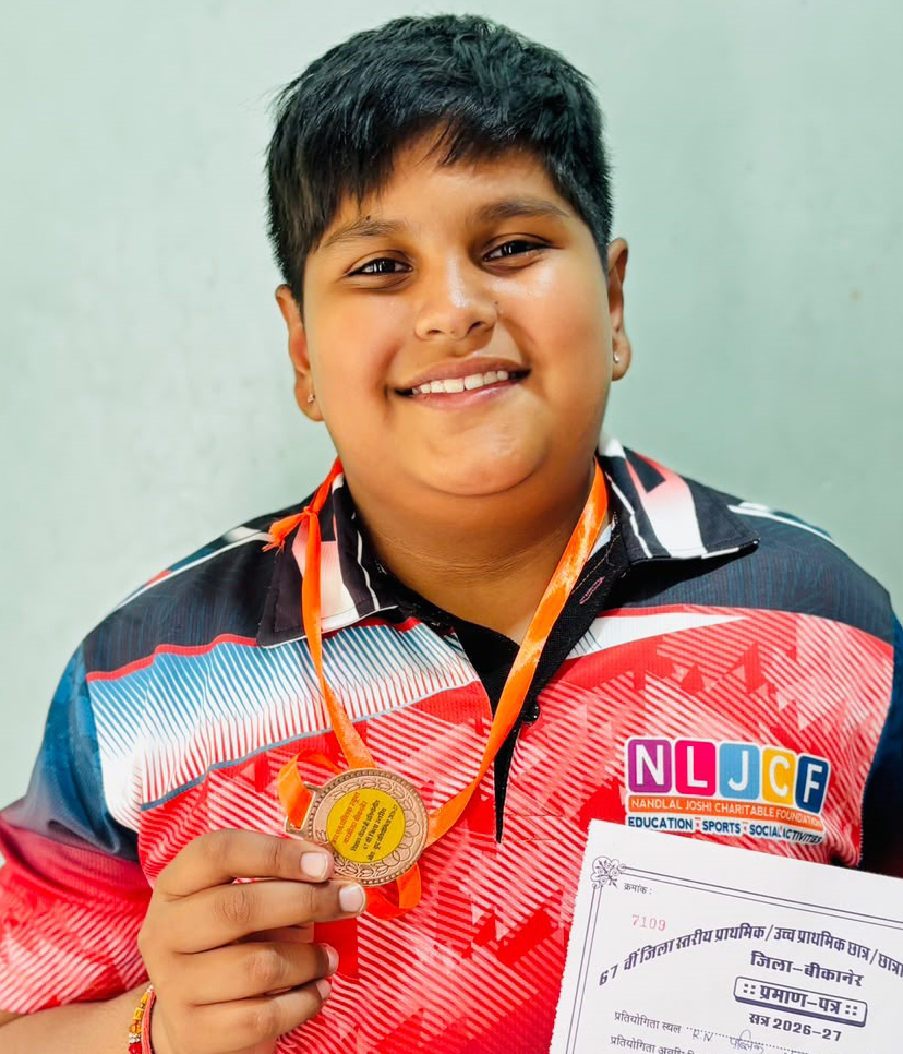 Ayushman Joshi won a bronze medal in archery.