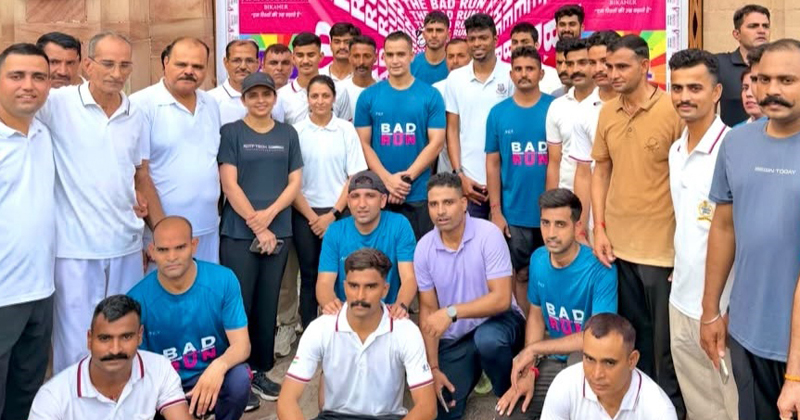 Every runner completed the Bikaner Against Drugs (BAD) run.