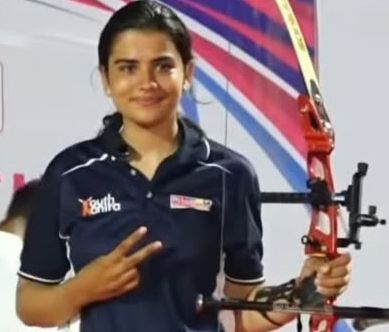 Prachi Singh won gold in archery (1)