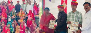 Rural women participated in the sector-level nutrition fair.